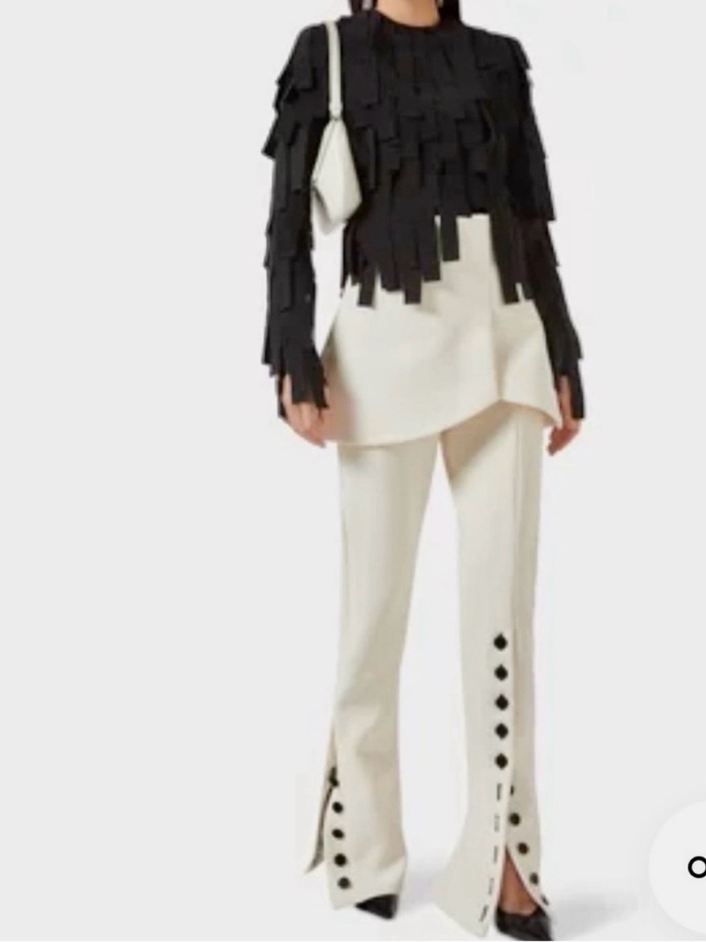 A.W.A.K.E. Mode Basque Button Leg Pants